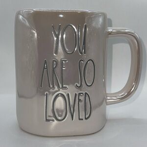 RAE DUNN, Mug Pearl Finish “ YOU ARE SO LOVED “